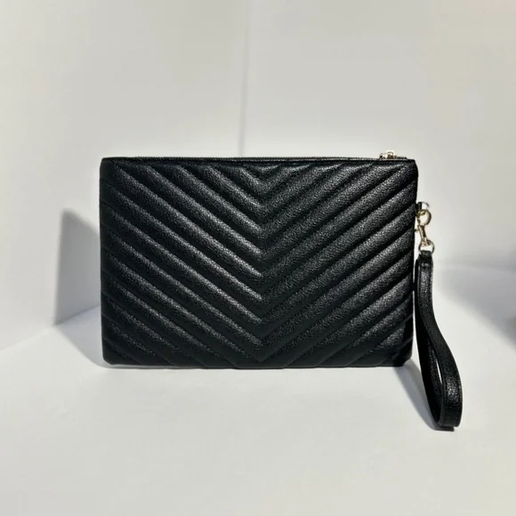 Black YSL Monogram Small Pouch - Picture 9 of 11